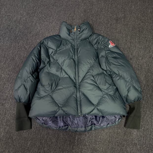 비비안웨스트우드 오알비 자수패치 로고 패딩 