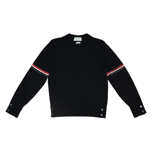 [정품]톰브라운 네이비 삼선 니트