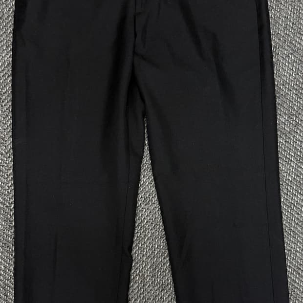 포터리 울 테이퍼드 트라우저 블랙 남자 2사이즈