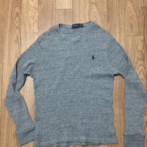 폴로 와플 롱슬리브 그레이 XL (실측L)