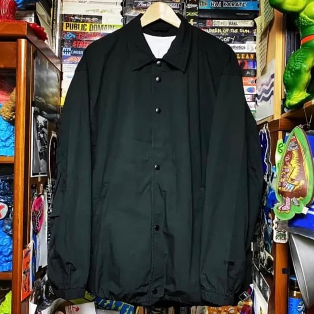 (XL) BROCHURE 브로슈어 AAT 코치 자켓 챠콜 그레이