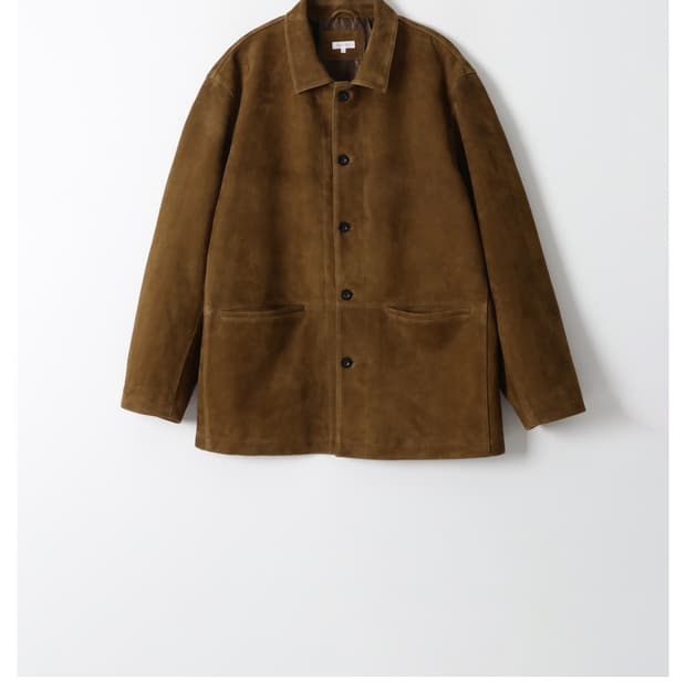 [M]우드비 고트 스웨이드 자켓 브라운