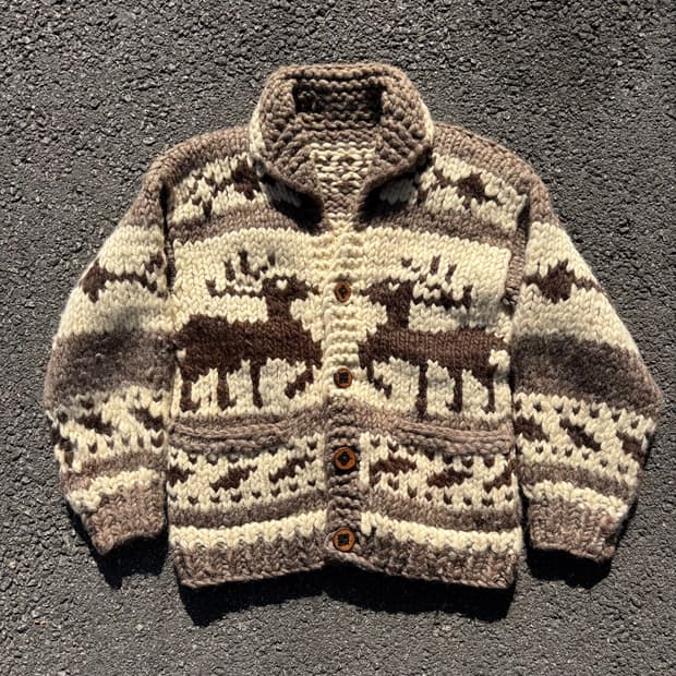 빈티지 코위찬 가디건