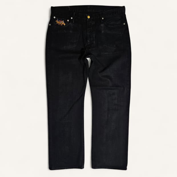 [36X30][폴로 랄프로렌]00's 867 클래식 핏 블랙 어센틱 데님