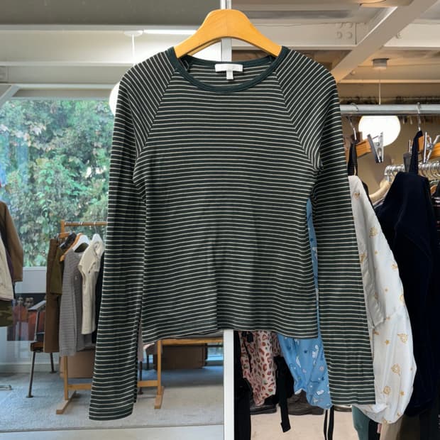 Kookai 스트라이프 롱슬리브