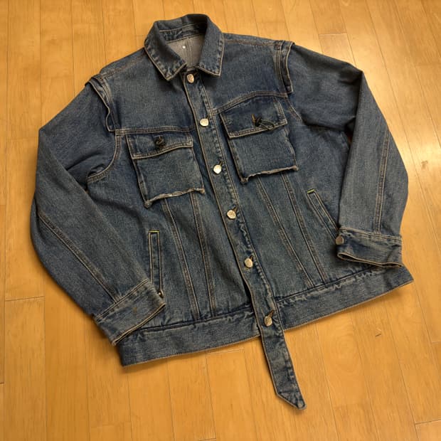 [아더에러] 20SS 스페이스 인베이더 랩핑 데님 자켓 (3사이즈)