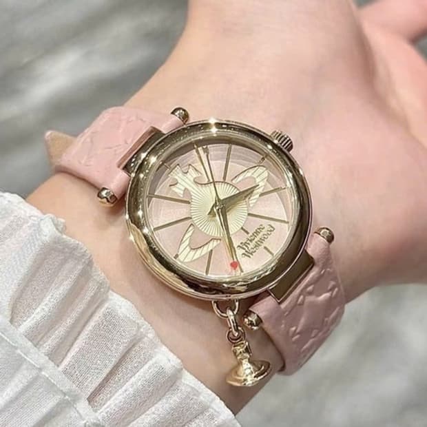 비비안웨스트우드 오브참워치 핑크 32mm