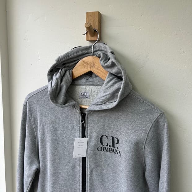 16054 - C.P 컴퍼니 그레이 고글 후드 집업