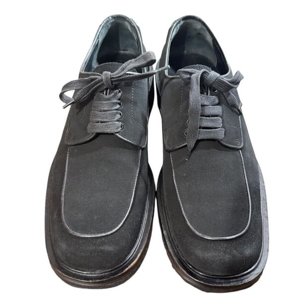 gucci by tom ford 스웨이드 스퀘어토 레이스업 슈즈