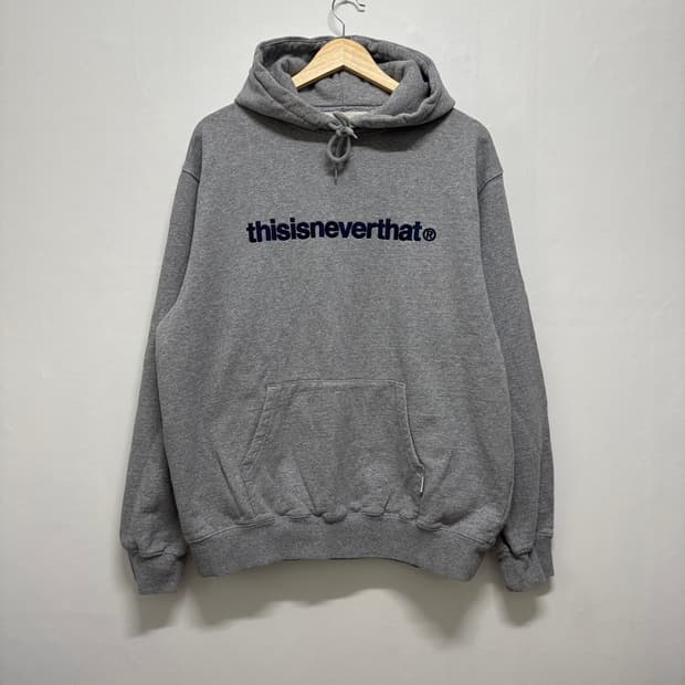 디스이즈네버댓 그레이 후드티