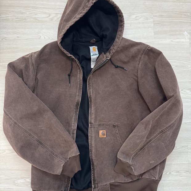 칼하트 액티브자켓 j25 다크브라운