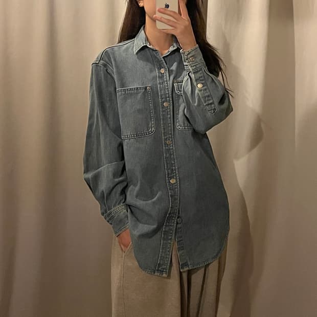 폴로랄프로렌 데님셔츠