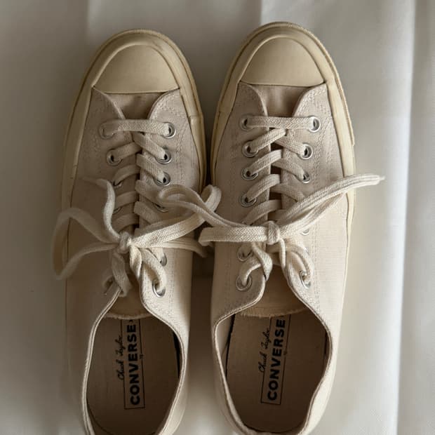 컨버스 척테일러 로우 아이보리 265