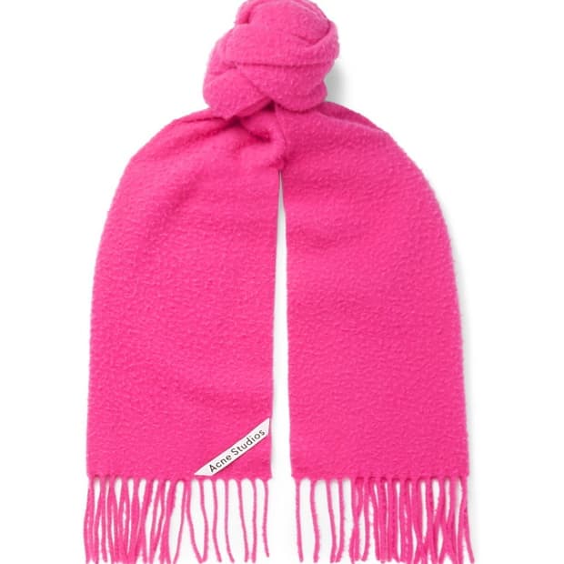 아크네 스튜디오 Acne Studios 프린지 울 머플러