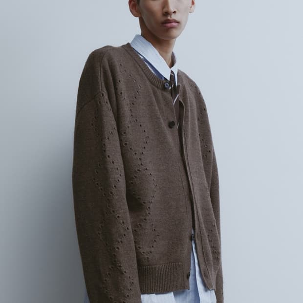 [구매][L] 유스 24fw 가디건_브라운