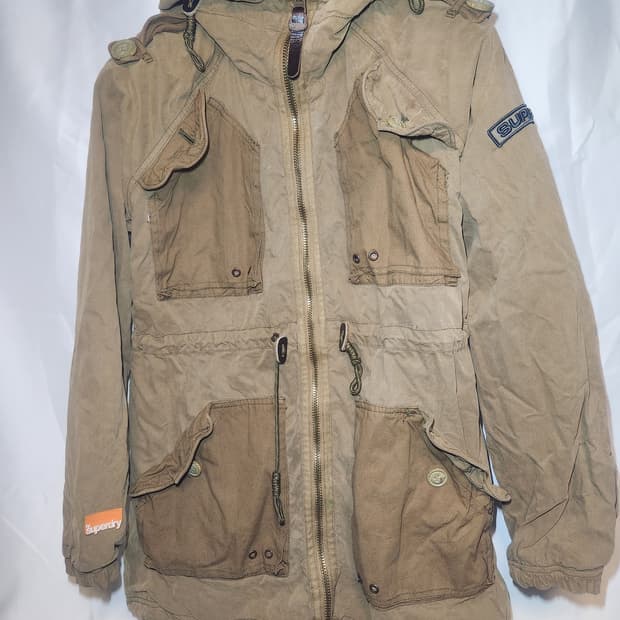 슈퍼드라이 야상 점퍼 M