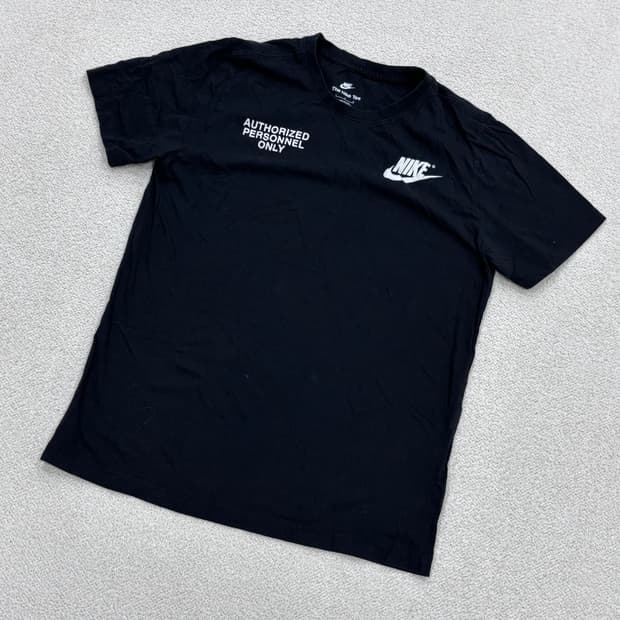 L 나이키 더블로고 반팔 티셔츠 0414E
