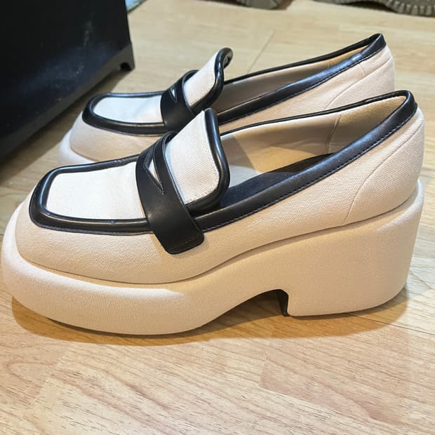 (240mm) 찰스앤키스 레니 캔버스 플랫폼 로퍼