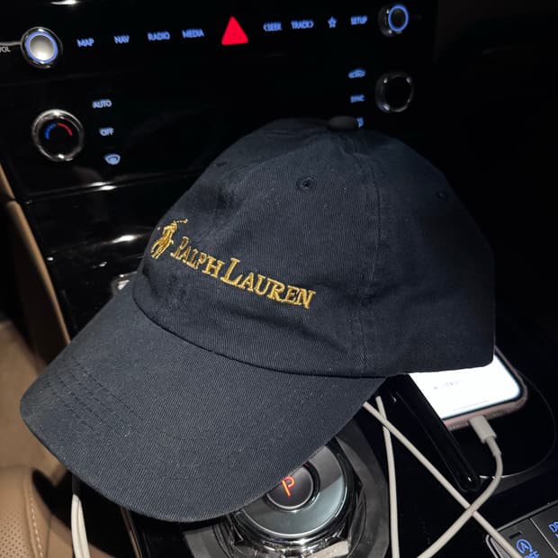 폴로 빔즈 beams 골드로고 모자 캡 polo ralph lauren