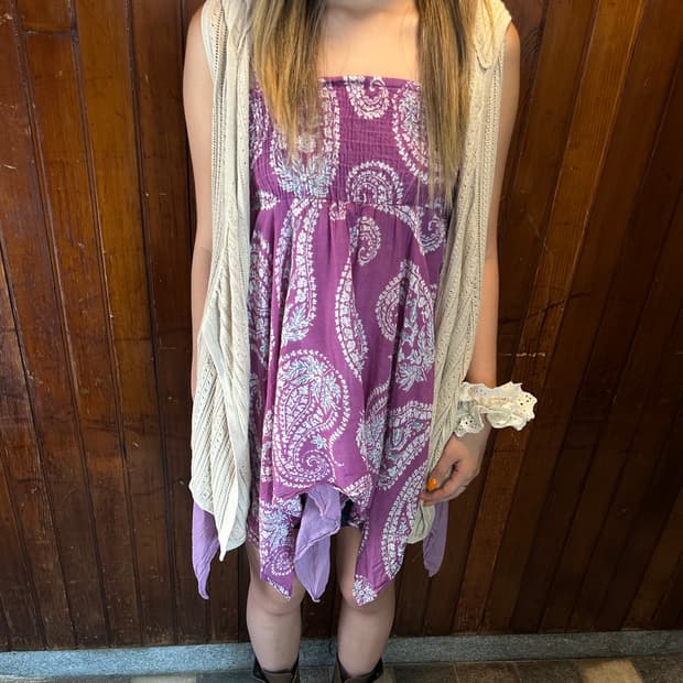 bohemian hood vest