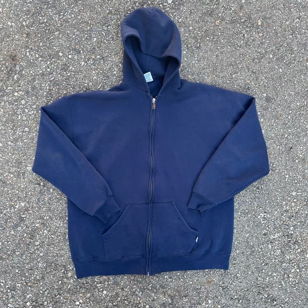 빈티지 90s 러셀 후드집업