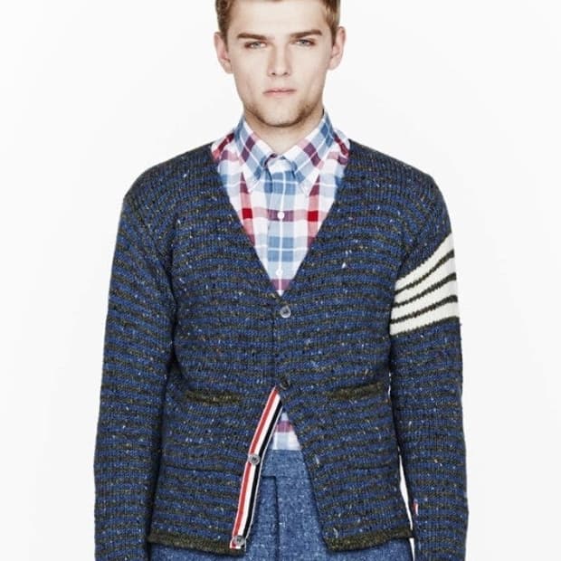 13FW톰브라운 가디건(지드래곤 착용)