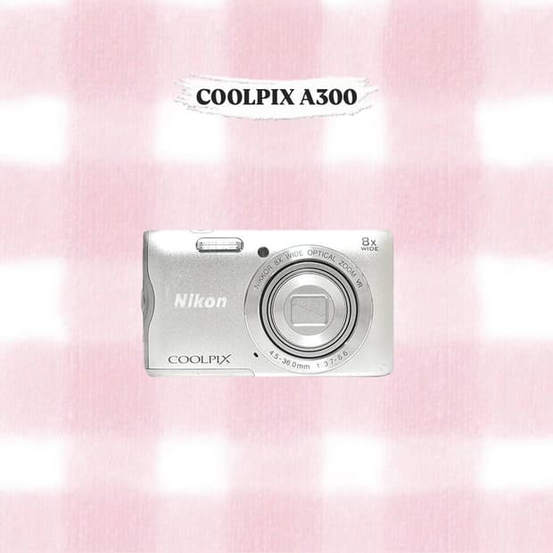 니콘 쿨픽스 A300 (S3700) 실버 빈티지디카