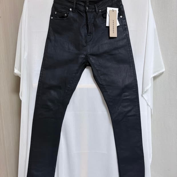 릭오웬스 디트로이트컷 블랙왁스진