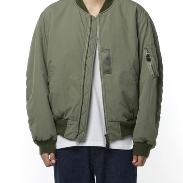 이얼즈어고 23fw 카키 울 파일 마원 