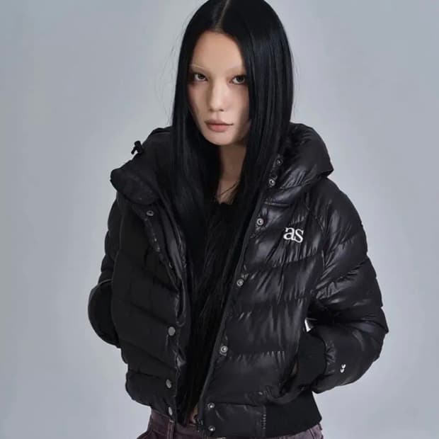 ason 애즈온 크롭 숏패딩