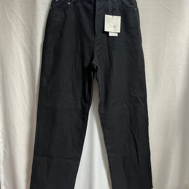 새상품 비슬로우 면 와이드팬츠 34