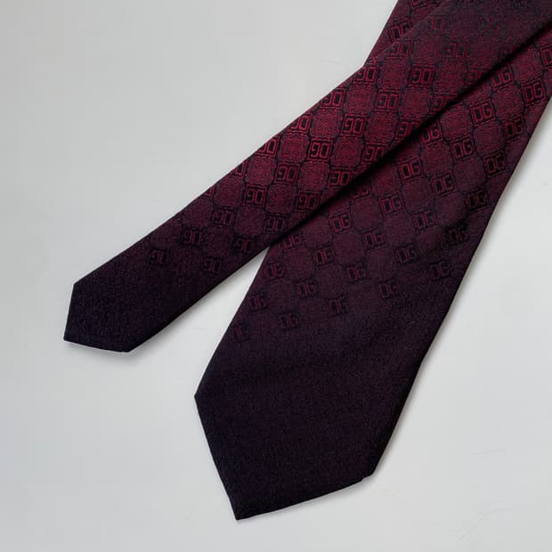 돌체 앤 가바나 (D&G) 모노그램 명품 정품넥타이