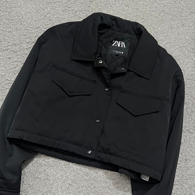 [우먼95] 자라 누빔크롭자켓