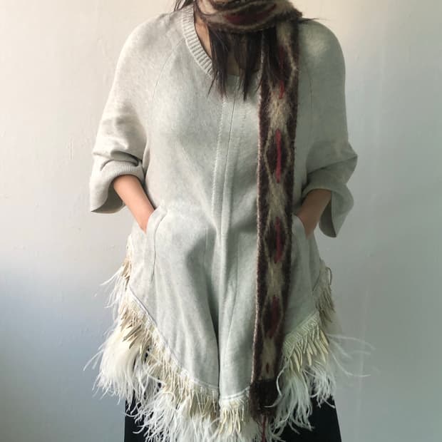 사카이 페더 캐시미어 스웨터