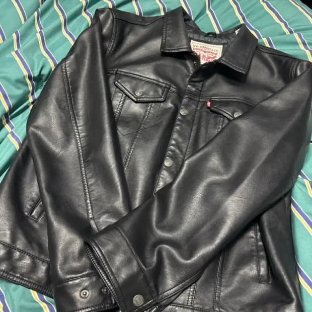 xl)리바이스 레더 트러커