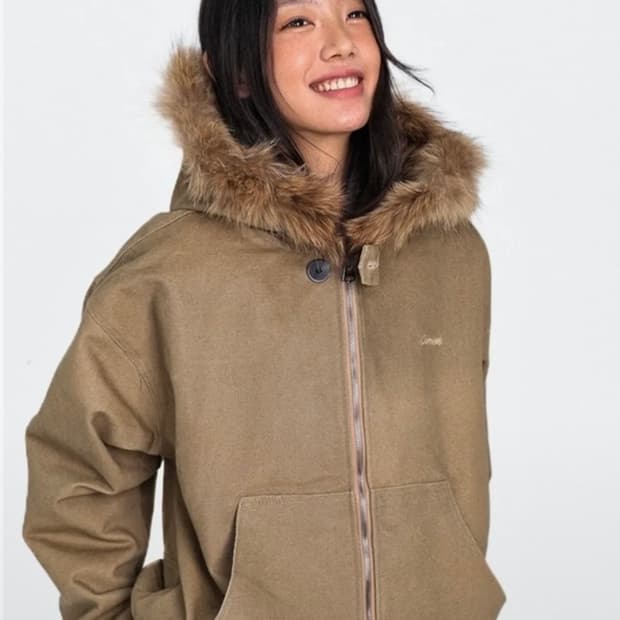 오운서 파티나 빈티지 퍼 워크 자켓