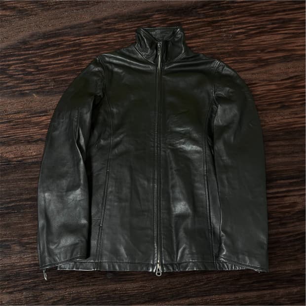 SHAFFEN lambskin leather jacket 