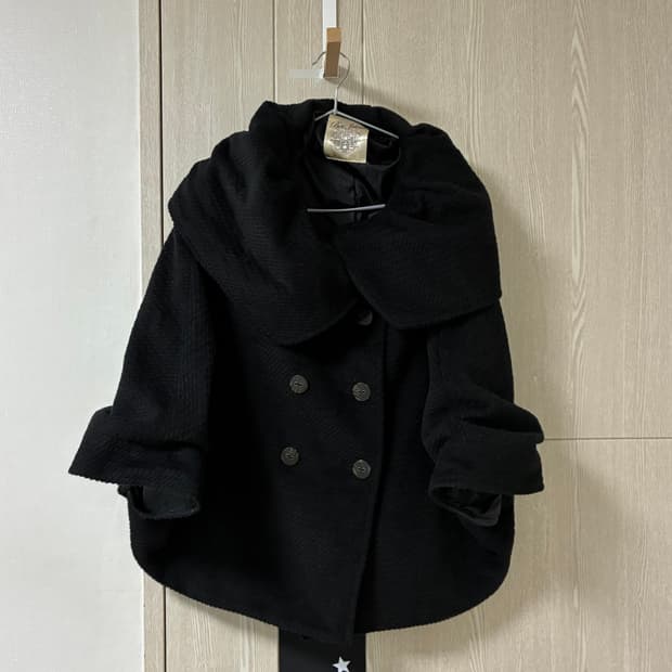 빈티지 케이프 판초