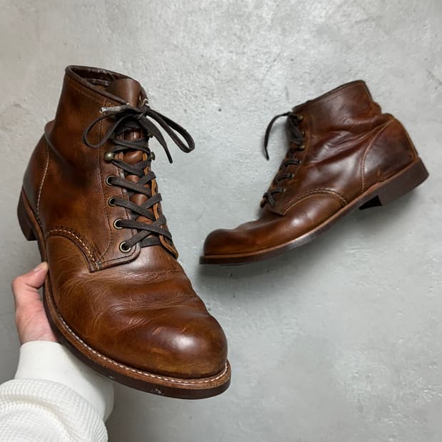 OG USA Made 레드윙 3343 블랙스미스 하드에이징