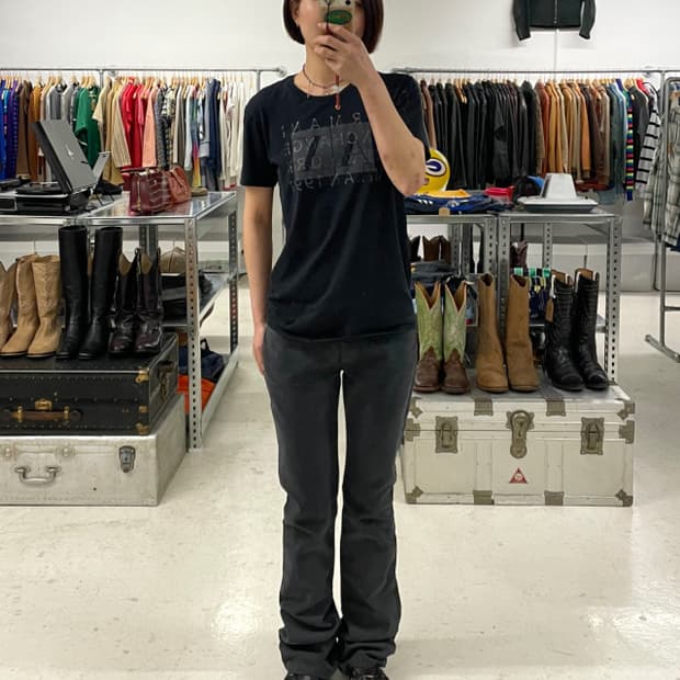 MAX&CO boots-cut denim pants 막스앤코 막스마라