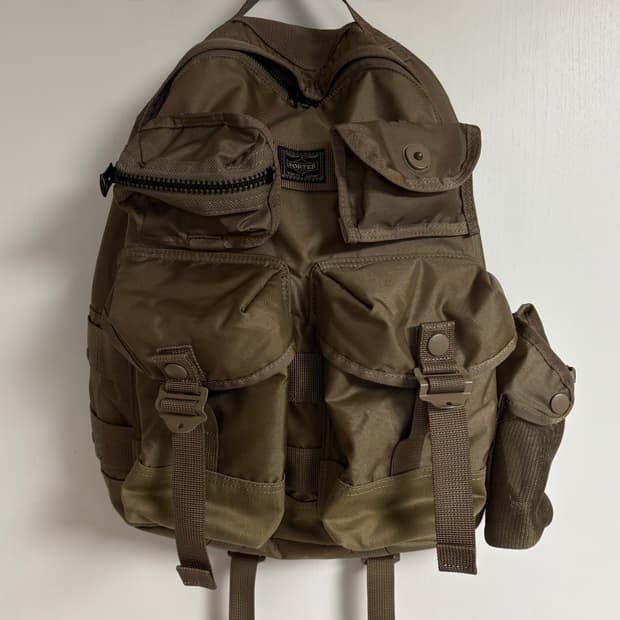 요시다포터 데이팩 파우치 베이지