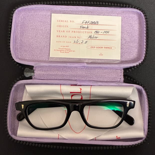 oror 오르오르 60-70s 올드굿띵즈 프렌치빈티지 안경