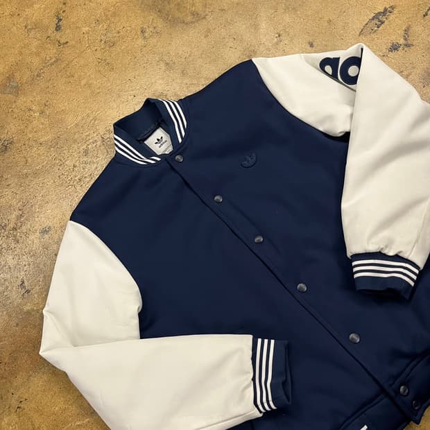 [정품/M] 아디다스 네이비 화이트 스타디움 자켓 b14