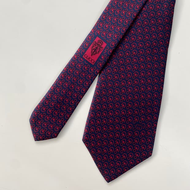 구찌(GUCCI) 심플로고 명품 정품 넥타이 8.7cm