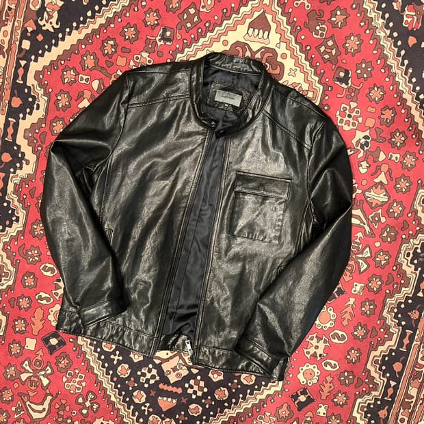 ( L ) 바이커자켓 바이커가죽 라이더자켓 가죽자켓 봄버자켓 양가죽자켓