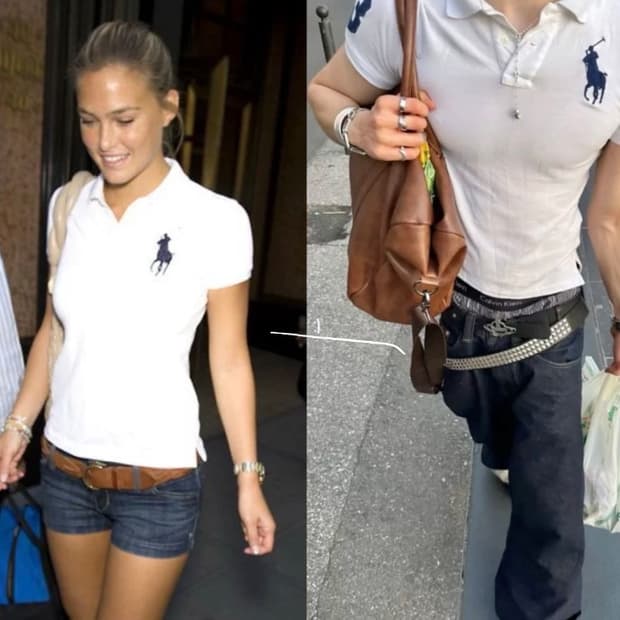 폴로 빅포니 치프키프 반팔 화이트 카라티