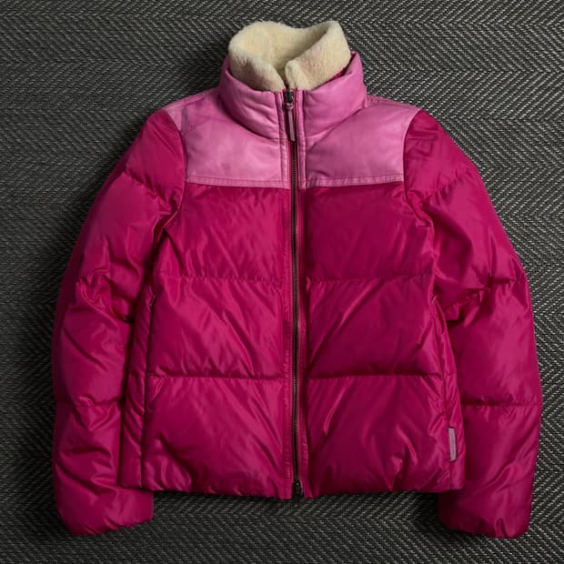 코치 우먼스 다운 푸퍼 크롭 패딩 핑크 o 4487