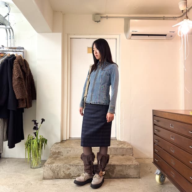 Hysteric Glamour Stud Denim Jacket/ Os