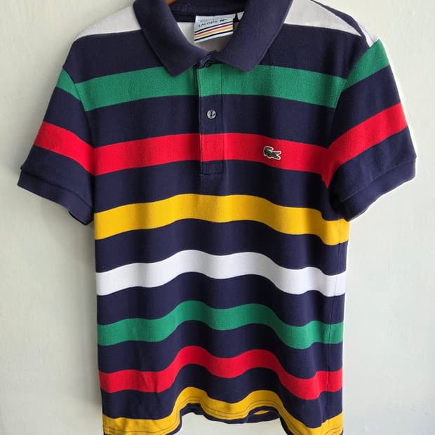 LACOSTE x HUDSON'S BAY COMPANY 멀티 스트라이프 