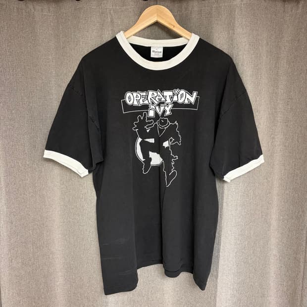 80s 오퍼레이션 아이비 Operation Ivy 빈티지 링거 티셔츠